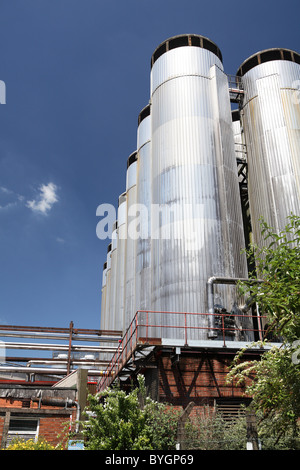 La produzione di birra tini in Burton upon Trent STAFFORDSHIRE REGNO UNITO Foto Stock