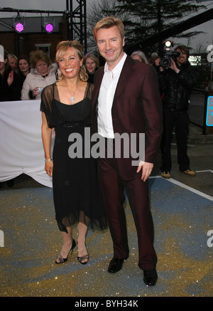 Jane Torvill e Christopher Dean 'campione dei campioni' danza su ghiaccio finale presso gli studi di Elstree - Arrivi Borehamwood, Foto Stock