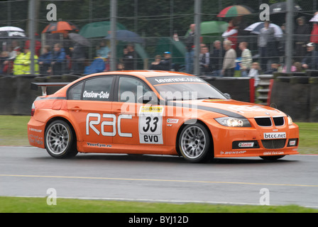 Oulton Park British Touring Car Championship, BMW 320i piloti di auto Foto Stock