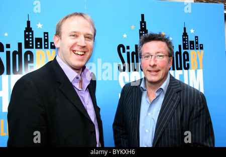 Tim vigna e Rowland Rivron Affiancati aftershow celebrity aggiornamento, tenutosi presso la sede di Londra, Inghilterra - 01.05.07 Foto Stock