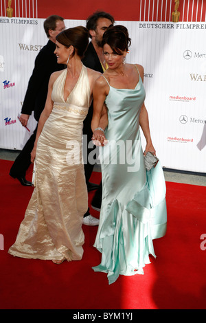 Anja e Gerit Kling del Deutscher Filmpreis (tedesco Filmaward) di Berlino, Germania - 04.05.07 Foto Stock