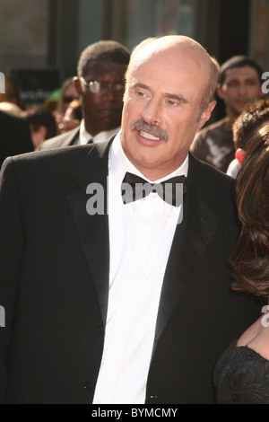 Dr Phil McGraw e moglie Robin McGraw xxxiv diurno annuale Emmy Awards - Gli arrivi tenutosi presso il Teatro Kodak di Hollywood, in California - Foto Stock