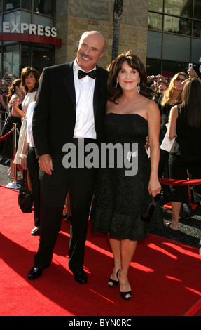 Dr Phil McGraw & moglie Robin xxxiv diurno annuale Emmy Awards - Gli arrivi Kodak Theatre Hollywood, California - 15.06.07 Foto Stock