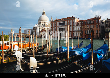 Vista sul Canal Grande a Campo del traghetto, Venezia, Italia Foto Stock