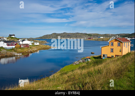 Isola di fogo in una giornata di sole Terranova in Canada Foto Stock