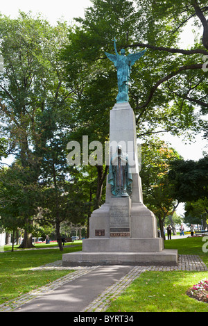 Il Memoriale di guerra dall'architetto Alfred Howell al Re della piazza di San Giovanni, New Brunswick, Canada Foto Stock
