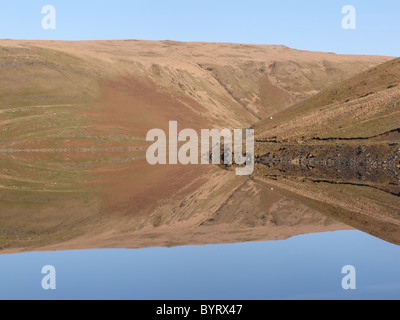 Serbatoio Claerwen, Elan Valley,POWYS, GALLES, Gennaio 2011 Foto Stock