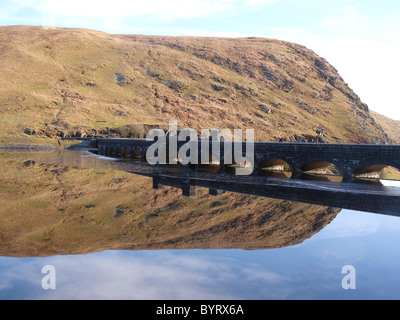 Serbatoio Claerwen, Elan Valley,POWYS, GALLES, Gennaio 2011 Foto Stock