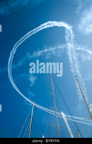 Le frecce rosse display Foto Stock