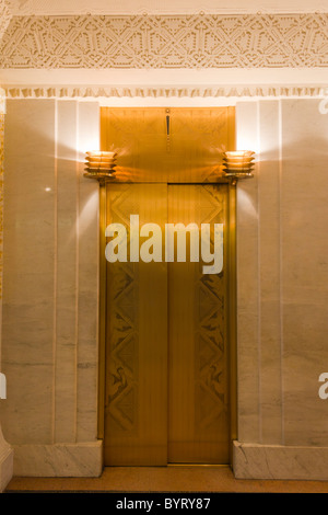 Interno della Rookery, 209 South LaSalle Street, Chicago, Illinois, Stati Uniti d'America Foto Stock