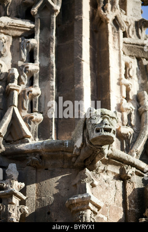 Gargoyle, Santa Maria de la Sede cattedrale, Siviglia, Spagna Foto Stock