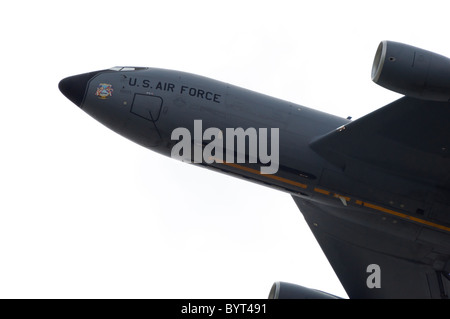 US Air Force militare petroliera aereo in volo sopra la Slovenia Foto Stock