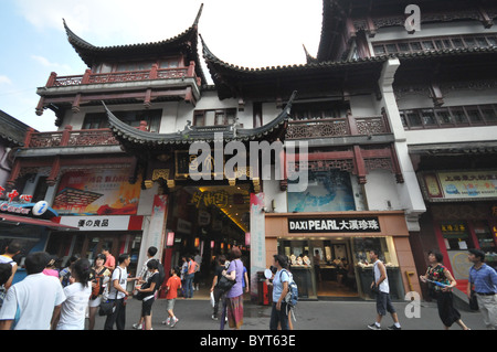 L' Yuyuan bazar del mercato area Cina Shanghai Foto Stock