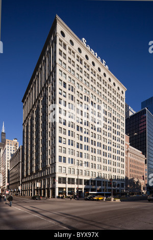 La Santa Fe edificio, noto anche come scambio ferroviario edificio, Chicago Foto Stock