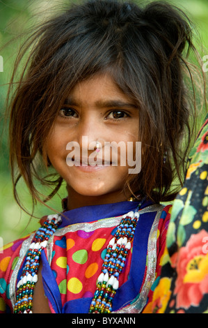 MIR tribeswoman nomadi Dasada India Foto Stock