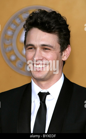 JAMES FRANCO 17TH Annuale SCREEN ACTOR GUILD AWARDS ARRIVI DOWNTOWN LOS ANGELES CALIFORNIA USA 30 Gennaio 2011 Foto Stock