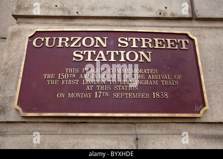 Il Curzon Street stazione ferroviaria Birmingham. Questo sarà il sito per la nuova Alta velocità 2 rail link in Birmingham. Foto Stock