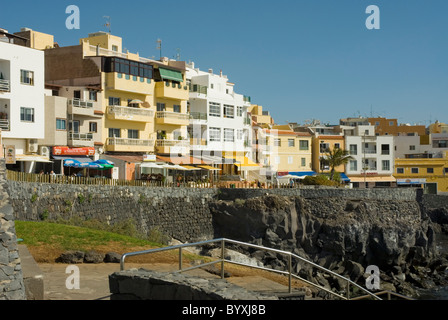 Il porto di Los Abrigos. Foto Stock