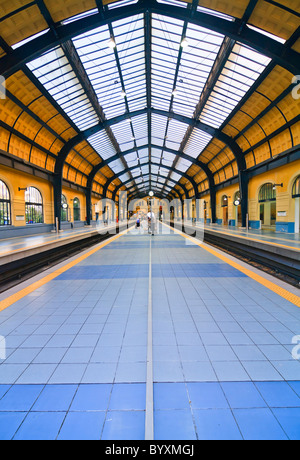 La stazione della metropolitana di Atene building interior in Grecia Foto Stock