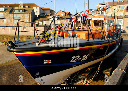 Grazia R.N.L.B Darling Seahouses Northumberland. Foto Stock