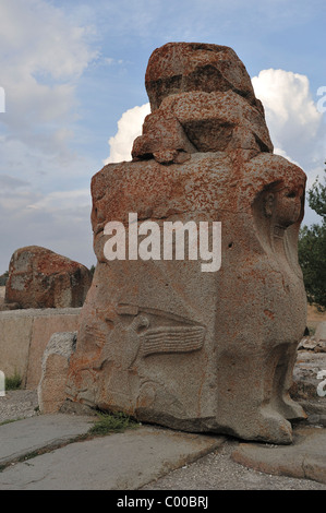 Sphinx gate, Alacahöyük, Turchia 101002 38565 Foto Stock