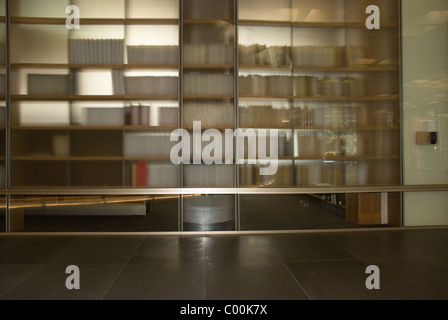 La Corte suprema della Nuova Zelanda, biblioteca, edificio progettato da Roy Wilson Foto Stock