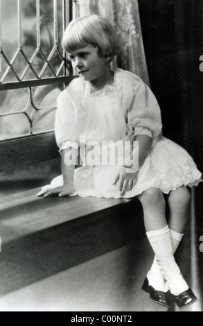 JEAN HARLOW (1911-1937) US attrice cinematografica come un bambino Foto Stock