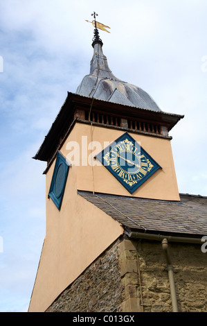 Croft chiesa vicino Kingsland 9 miglia a sud di Ludlow è adiacente il castello di Croft gestito dalla NT.e NT. Foto Stock