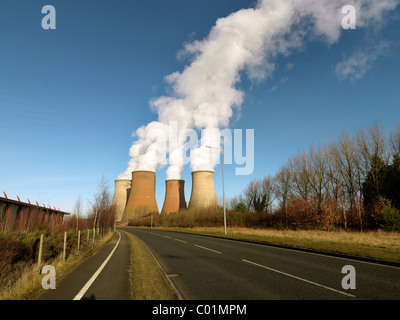 Rugeley Power station torri di raffreddamento Foto Stock