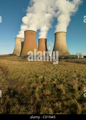 Rugeley Power station torri di raffreddamento Foto Stock