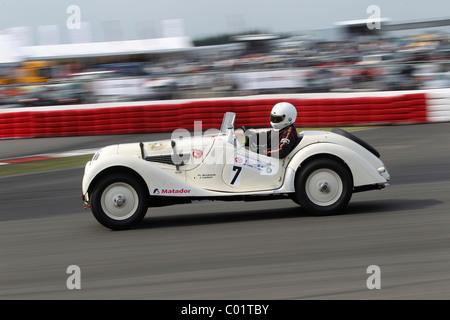 Gara delle vetture anteguerra, Philippe Burckhardt nel BMW 328 dal 1938, Oldtimer-Grand-Prix 2010 per auto d'epoca al Foto Stock