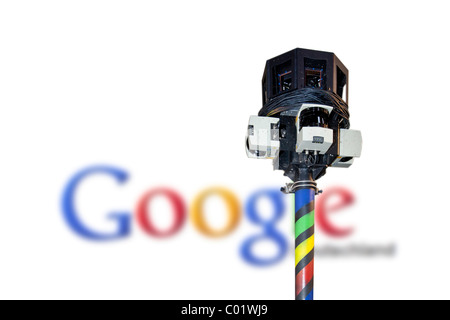 Google Street View, speciale videocamera a fotografare strade e case Foto Stock