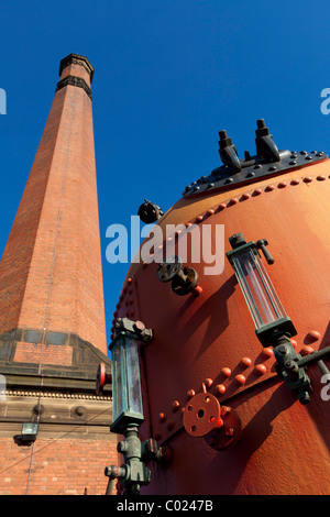 Abbey Pumping Station il Museo della Scienza e della tecnologia di Leicester Inghilterra LEICESTERSHIRE REGNO UNITO GB EU Europe Foto Stock