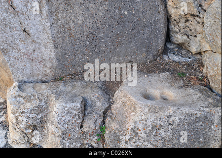 Perno porta socket, porta del re, Bogazköy, Turchia 101003 38693 Foto Stock