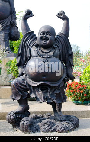 Grande Buddha di bronzo in Thailandia Foto Stock