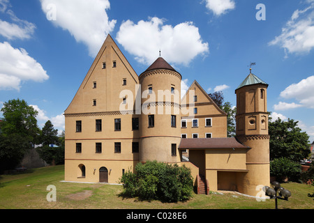 Municipio di Schloss Wertingen castello, regione di Donauried, Germania, Svevia, Baviera, Germania, Europa Foto Stock