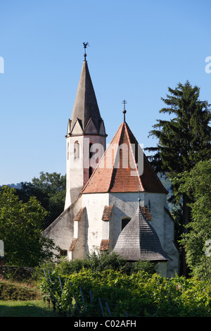 Chiesa di St. Johann in Mauerthale, Wachau, Mostviertel, Austria Inferiore, Austria, Europa Foto Stock