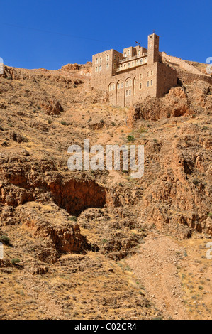 Deir Mar Musa al-Habashi, il Monastero di San Mosè l'Abissino, Siria, Medio Oriente e Asia Orientale Foto Stock