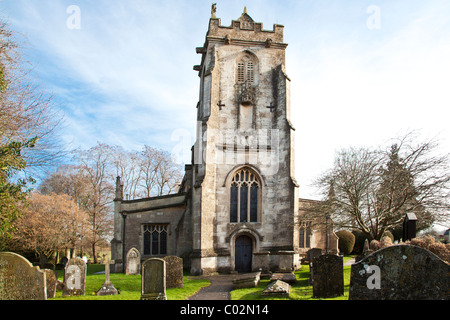 St Katharine, un tipico della chiesa di Inghilterra, villaggio inglese chiesa in Holt, Wiltshire, Inghilterra, Regno Unito Foto Stock