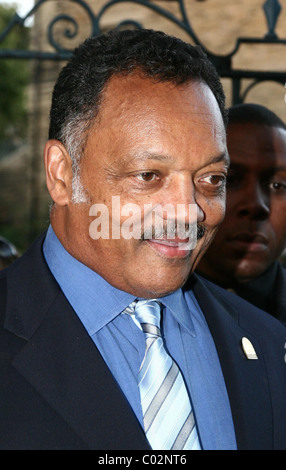 I diritti civili attivista reverendo Jesse Jackson offre un indirizzo pubblico a Bradford cattedrale, West Yorkshire, Inghilterra il 26 Foto Stock