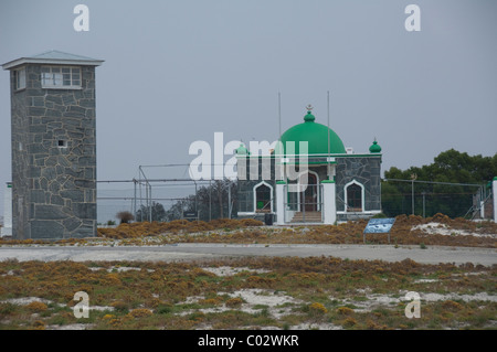 Sud Africa, Cape Town, Robben Island. Kramat moschea. Foto Stock