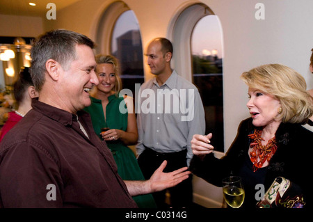 Bill Pullman e Joan Rivers Cocktail per "Il Teatro Magico" di San Francisco, California - 28.08.07 (obbligatorio) ha richiamato Foto Stock