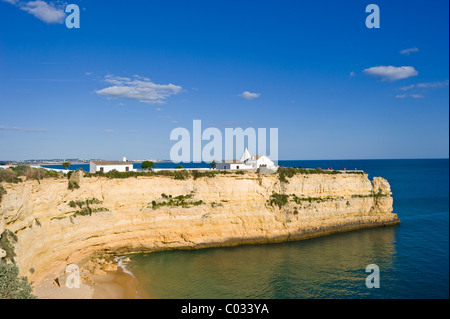 Nossa Senhora da Rocha Cappella, Armacao de Pera, Silves, regione di Algarve, Portogallo, Europa Foto Stock