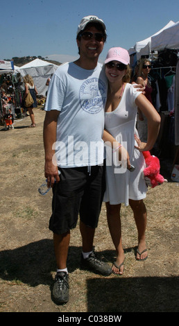 Ray Romano e la moglie Anna Scarpulla presso il Malibu fiere estive Malibu, California - 01.09.07 Foto Stock