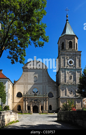 Chiesa Parrocchiale di San Salvator e Santa Croce, 1761-1766 Restauro in stile rococò, Kirchplatz 5, Polling Foto Stock