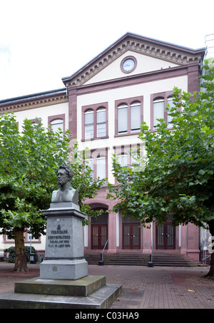 Corte d onore all'Istituto di tecnologia di Karlsruhe o kit, Università tecnica di Karlsruhe Baden-Wuerttemberg, Germania Foto Stock
