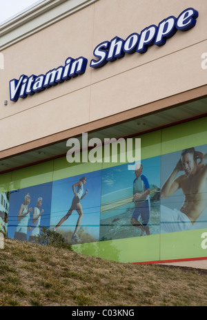 Una vitamina Shoppe store. Foto Stock