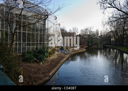 Hortus Botanicus Amsterdam, Casa botanico, Amsterdam Foto Stock