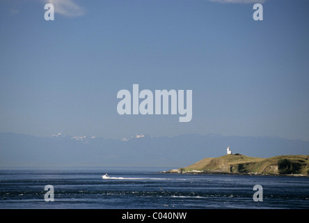 Barche a motore, le Isole San Juan, Washington Foto Stock