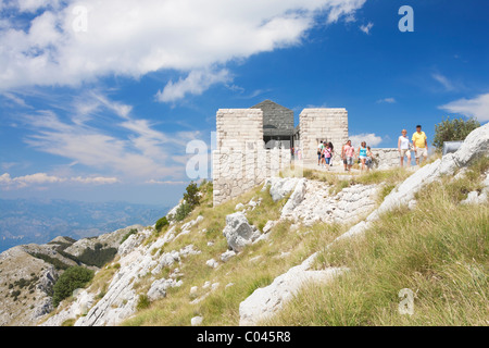 Njego il mausoleo, parco nazionale di Lovcen, Montenegro Foto Stock